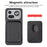 For Nothing Phone (4a) Pro Magnetic Case Detachable Card Holder Phone Back Cover - Black - 3