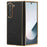 For Samsung Galaxy Z Fold8 Ultra Magnetic Case Nappa Texture PU + TPU + PC Phone Back Cover - Black - 1