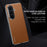 SULADA For Samsung Galaxy Z Fold8 Ultra Case Genuine Cow Leather Frameless Phone Back Cover - Brown - 3