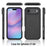 For iPhone Air Magnetic Case Dual Layer PC TPU Shockproof Phone Cover - Black - 2