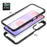 For Samsung Galaxy A27 5G Clear Case PC + TPU Phone Back Cover with PET Screen Film - Black - 4