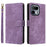 For Realme 16T 5G Wallet Case RFID Blocking PU Leather Phone Cover Stand with Strap - Purple - 1