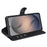 For Samsung Galaxy S26 FE Case Wallet Stand Litchi Texture Shockproof Leather Phone Cover - Black - 3
