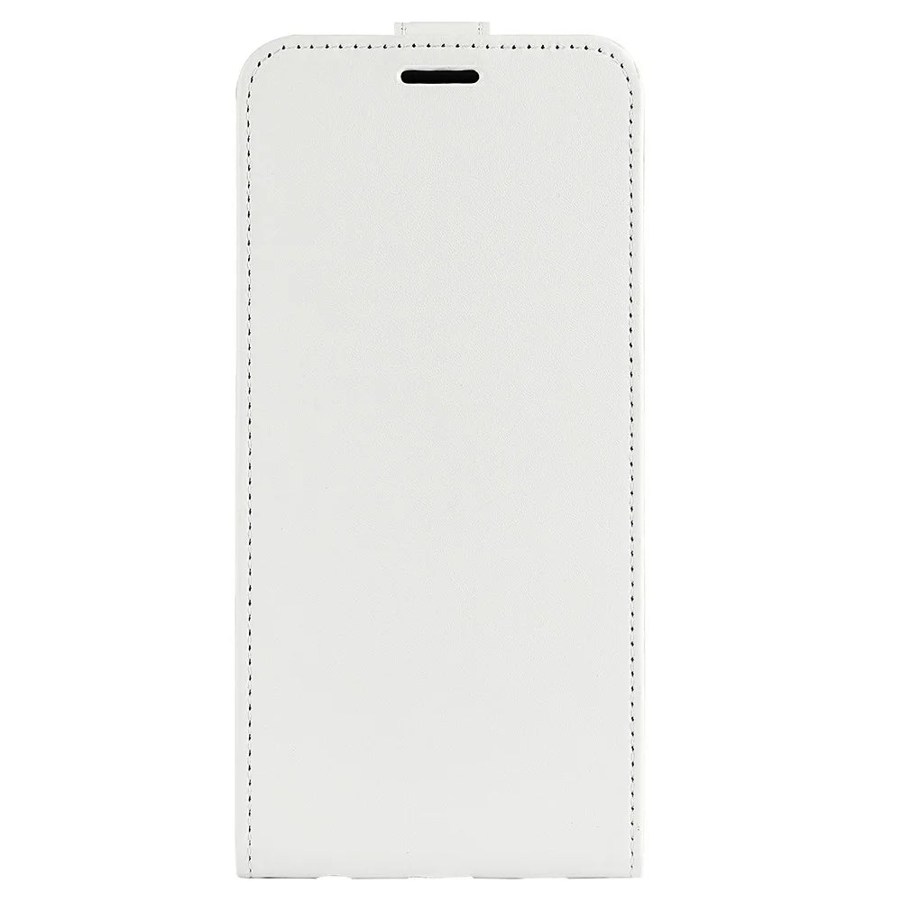 For Samsung Galaxy S26 FE Case with Card Slots Vertical Flip Leather Phone Cover - White - 5