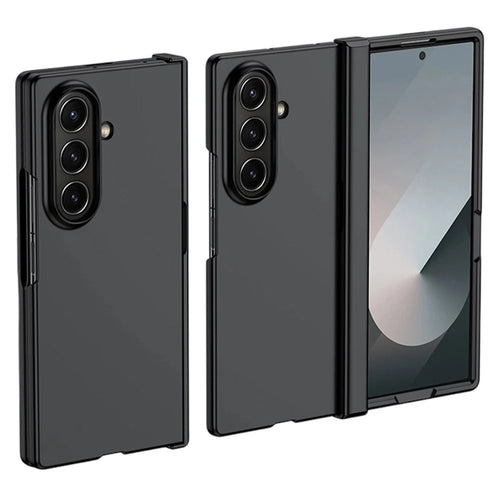For Samsung Galaxy Z Fold8 Ultra Case Hinge Protection Skin-Touch PC Phone Cover - Black - 1
