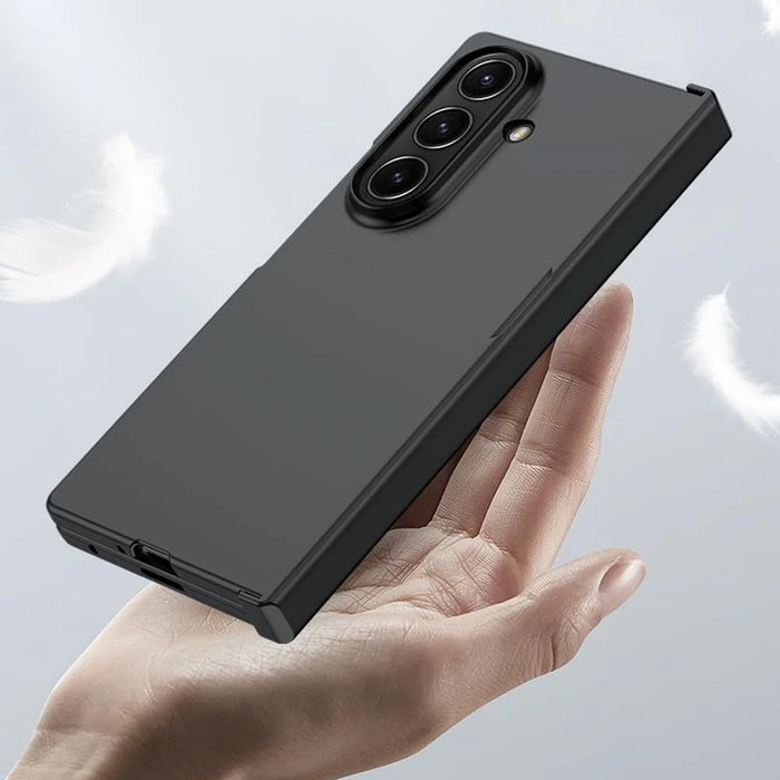 For Samsung Galaxy Z Fold8 Ultra Case Hinge Protection Skin-Touch PC Phone Cover - Black - 2