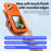 For iPhone 16 Pro Dynamic Phone Case 3.5 inch Multi-functional Color Screen Back Cover - Orange - 6