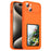 For iPhone 14 Dynamic Phone Case 3.0 inch Multi-functional Color Screen Back Cover - Orange - 1