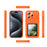For iPhone 15 Pro Dynamic Phone Case 3.0 inch Multi-functional Color Screen Back Cover - Orange - 3