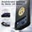 For iPhone 17 Pro Max Customizable LED Pixel Display Phone Case with 16x16 Screen Music Rhythm Sync PC+TPU Cover - Black - 5
