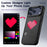 For iPhone 17 Pro Max Customizable LED Pixel Display Phone Case with 16x16 Screen Music Rhythm Sync PC+TPU Cover - Black - 7