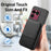 For Sony Xperia 1 VIII Case Cloth Texture Leather + PC + TPU Cover with RFID Blocking Card Holder - Black - 4