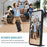 For Samsung Galaxy S23 Kickstand Phone Case Slide Camera Protection PC + TPU Drop-Proof Cover - Black - 7
