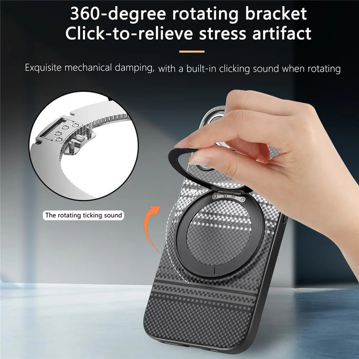 For Sony Xperia 1 VIII Magnetic Case Rotation Kickstand PU Leather + TPU Phone Cover - Grey - 6