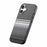 For iPhone 17 Magnetic Case PU Leather + PC + TPU Gradient Phone Cover - Black - 2