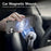 For iPhone 17 Magnetic Case PU Leather + PC + TPU Gradient Phone Cover - Black - 6