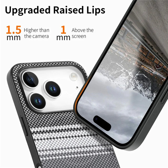 For iPhone 17 Pro Magnetic Case PU Leather + PC + TPU Gradient Phone Cover - Black - 4