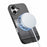 For iPhone 16 Magnetic Case PU Leather + PC + TPU Gradient Phone Cover - Black - 3