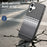 For iPhone 16 Magnetic Case PU Leather + PC + TPU Gradient Phone Cover - Black - 5