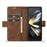 LC.IMEEKE For Samsung Galaxy Z Fold8 Ultra Leather Case RFID Blocking Card Slots Phone Cover - Brown - 2