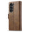 LC.IMEEKE For Samsung Galaxy Z Fold8 Ultra Leather Case RFID Blocking Card Slots Phone Cover - Brown - 6