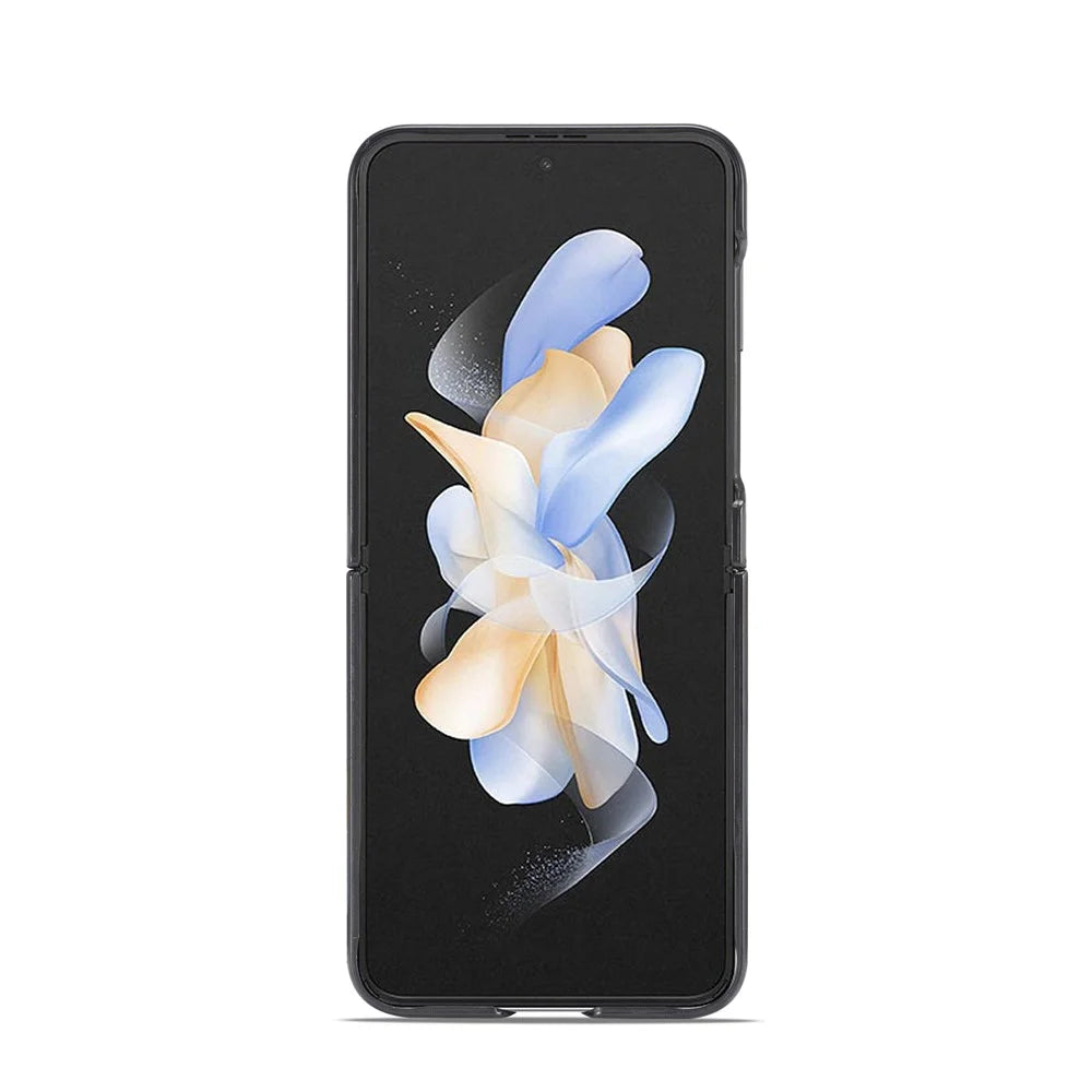 LC.IMEEKE For Samsung Galaxy Z Flip8 Case Carbon Fiber Texture Leather + TPU + EVA Phone Cover - 6