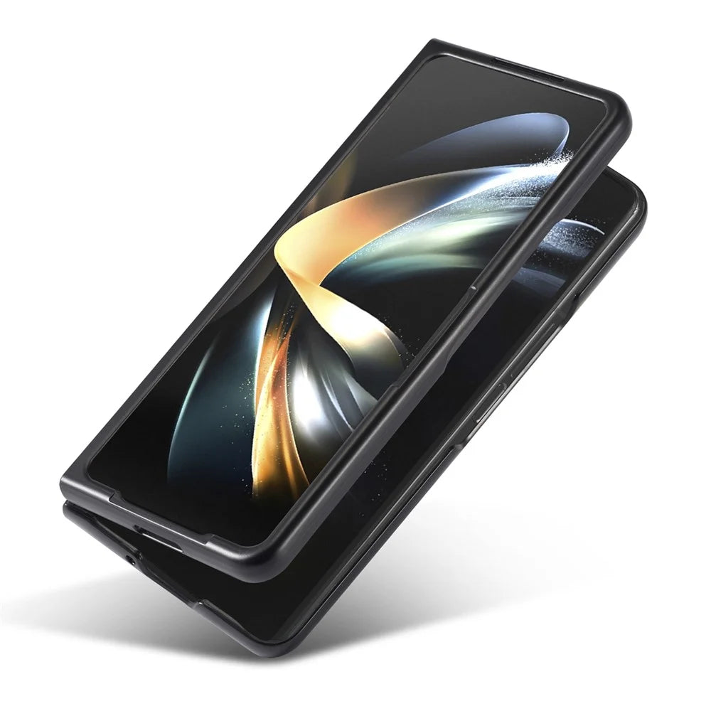 LC.IMEEKE For Samsung Galaxy Z Fold8 Ultra Case Carbon Fiber Texture Leather + TPU + EVA Phone Cover - 3