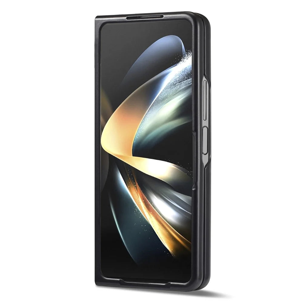 LC.IMEEKE For Samsung Galaxy Z Fold8 Ultra Case Carbon Fiber Texture Leather + TPU + EVA Phone Cover - 5