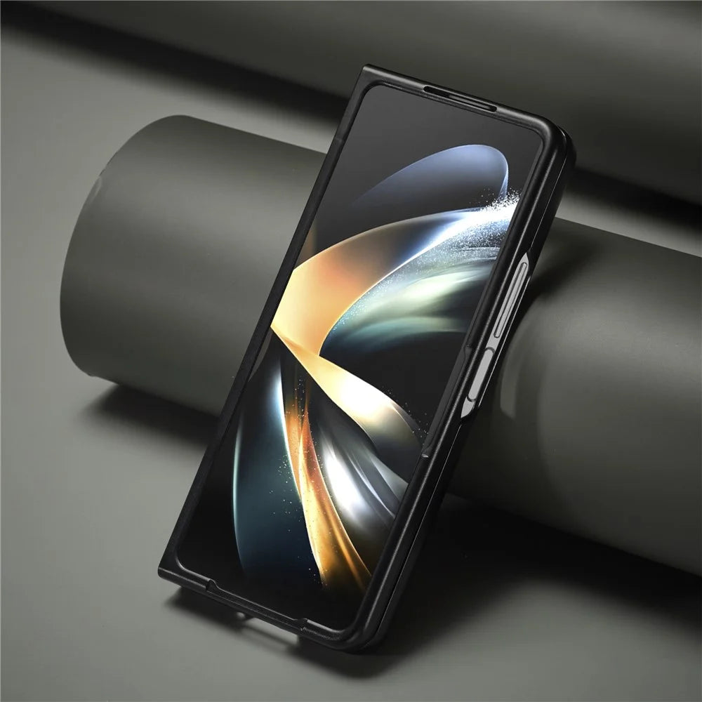 LC.IMEEKE For Samsung Galaxy Z Fold8 Ultra Case Carbon Fiber Texture Leather + TPU + EVA Phone Cover - 7