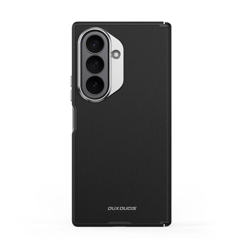 DUX DUCIS Vyne Series For Samsung Galaxy Z Fold8 Ultra Magnetic Case Hinge Protection PU Leather + TPU Protective Cover - Black - 2