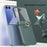 For Samsung Galaxy Z Flip8 Case with Tempered Glass Film Ring Holder Kickstand PC Phone Cover - Green - 2