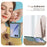 For Samsung Galaxy Z Flip8 Case with Tempered Glass Film Ring Holder Kickstand PC Phone Cover - Green - 3