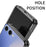 For Samsung Galaxy Z Flip8 Case Clear PC Electroplating Hard Phone Cover - Silver - 5