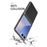 For Samsung Galaxy Z Flip8 Case Clear PC Electroplating Hard Phone Cover - Silver - 7