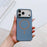 For iPhone 17 Pro Magnetic Case Corrugated Texture Hard PC Phone Protective Cover - Blue - 1