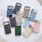 For iPhone 17 Pro Magnetic Case Corrugated Texture Hard PC Phone Protective Cover - Blue - 5