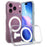 For iPhone 18 Pro Max / 17 Pro Max Clear Phone Magnetic Case TPU + Acrylic Back Cover - Clear - 1