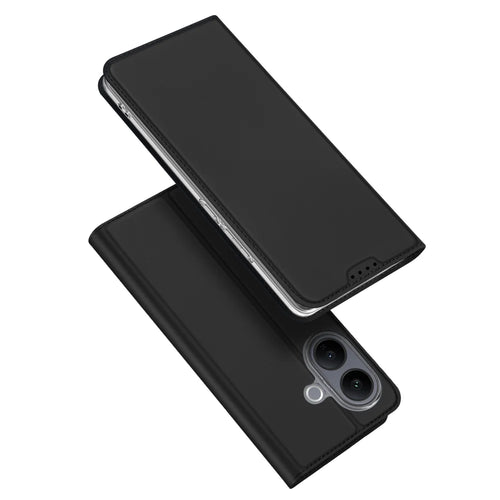DUX DUCIS for vivo V60 Lite 5G / vivo V60 Lite 4G / vivo V70 Lite 5G Skin Pro Series Case Leather Stand Cover Card Holder - Black - 1