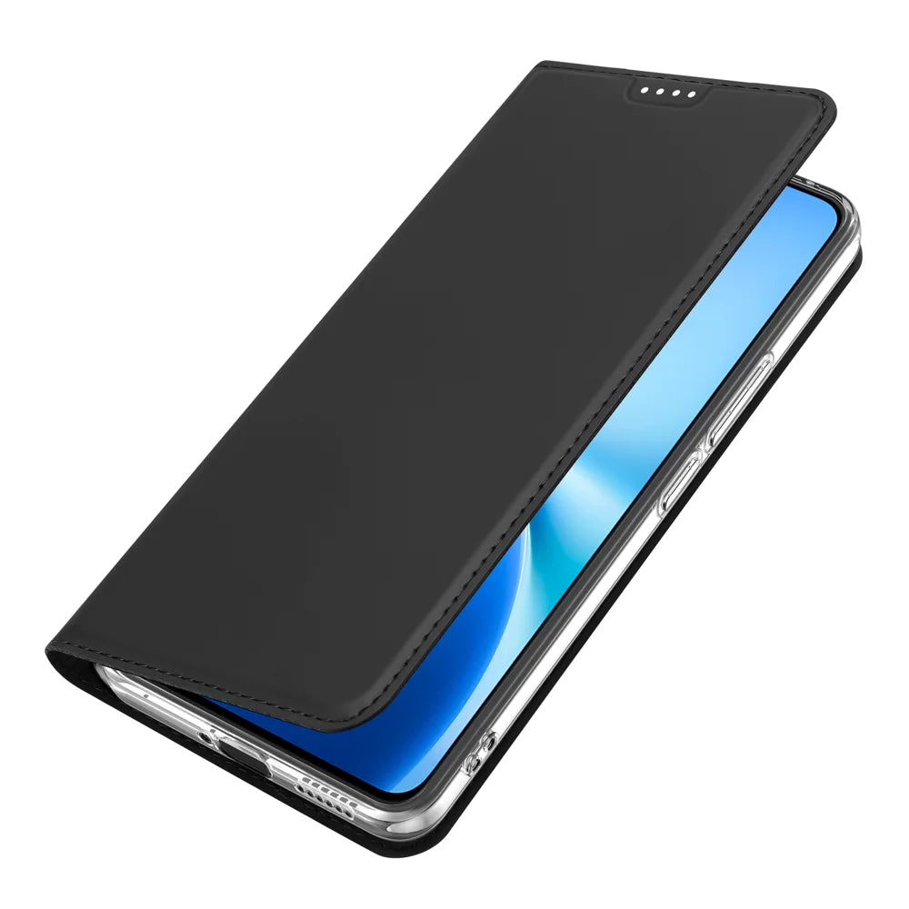 DUX DUCIS for vivo V60 Lite 5G / vivo V60 Lite 4G / vivo V70 Lite 5G Skin Pro Series Case Leather Stand Cover Card Holder - Black - 4