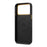 DENIOR A26+1 For iPhone 17 Pro Max Magnetic Case Woven Texture Genuine Cow Leather Coated PC TPU Phone Cover with Metal Lens Frame - Black - 4