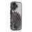 For iPhone 16 Case 3D Peacock Electroplating Rhinestone TPU Phone Cover with Glitter Card - Black - 3
