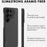 AULUMU For Samsung Galaxy S26 Ultra Aramid Fiber Case Ultra Thin Magnetic Phone Cover with Real-Time Temperature Monitoring - Black - 3