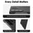 AULUMU For Samsung Galaxy S26 Ultra Aramid Fiber Case Ultra Thin Magnetic Phone Cover with Real-Time Temperature Monitoring - Black - 6