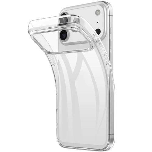 For iPhone 18 Pro / 17 Pro Case Anti-Fingerprint Crystal Clear TPU Phone Cover - Transparent - 1