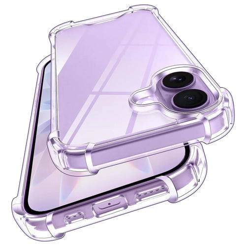 For iPhone 17 Case Military Grade Drop Protection Acrylic + TPU Phone Cover - Transparent - 1