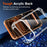 For iPhone 17 Pro Max Case Military Grade Drop Protection Acrylic + TPU Phone Cover - Transparent - 6