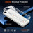 For iPhone 17e / 16e Case Military Grade Drop Protection Acrylic + TPU Phone Cover - Transparent - 5