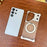 For Samsung Galaxy S26 Ultra Frameless Case Magnetic Kickstand Horse Pattern Translucent Matte PC Phone Cover - Titanium Blue - 3