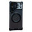 For Samsung Galaxy S24 Ultra Frameless Case Magnetic Kickstand Horse Pattern Translucent Matte PC Phone Cover - Black - 1