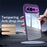 For Google Pixel 11 Pro Case Acrylic TPU Metal Armor Shockproof Protective Cover - Purple - 6